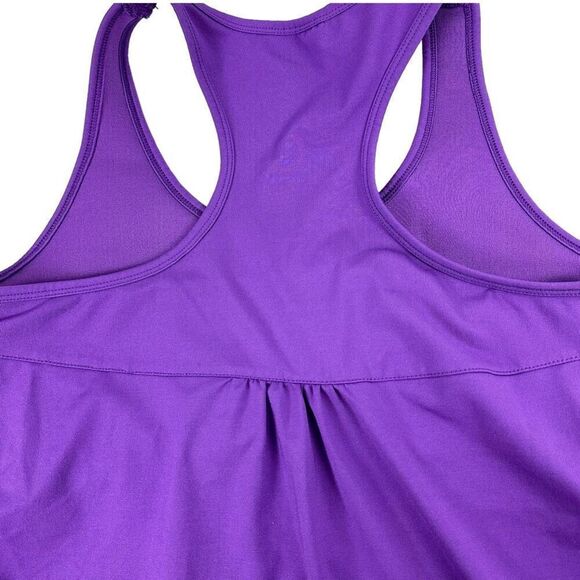 Athleta Tinker Tank Purple Size Large Racerback Style 903773 Built in Bra - Picture 5 of 8
